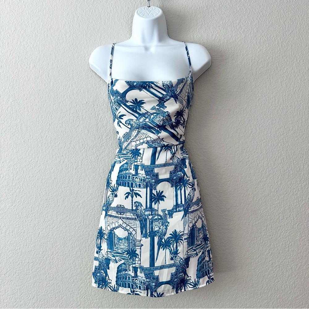 Tropical Print Min Dress
